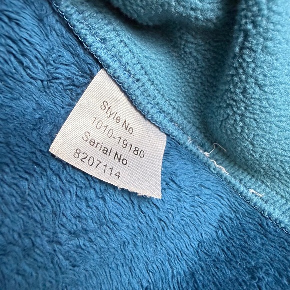Mammut THREE SISTERS Fleece Jacket Blue Teal Full Zip Outdoor Hiking Women SMALL - Picture 6 of 10